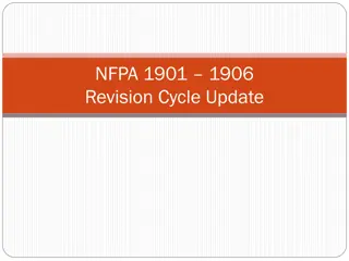 NFPA 1901-1906 Revision Cycle Update Summary