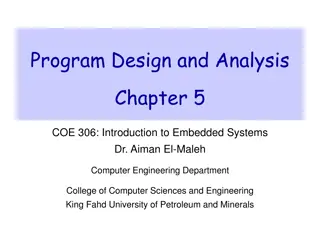 Introduction to Embedded Systems and Software Components