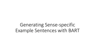 Generating Sense-specific Example Sentences with BART Approach