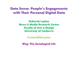 Human-Data Interactions in Personal Digital Data Engagements