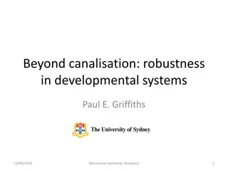 Exploring Robustness and Developmental Systems: A Workshop Overview