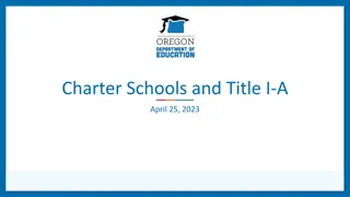 Charter Schools and Title I-A Requirements in Oregon