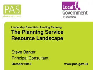 Challenges in Local Authority Planning and Development Services