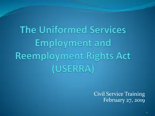 Understanding USERRA: Important Facts and Protections for Employees