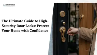 The Ultimate Guide to High-Security Door Locks Protect Your Home with Confidence