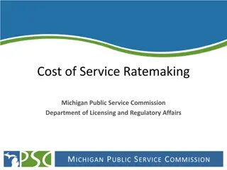 Michigan Public Service Commission - Rate Setting and Regulation Process