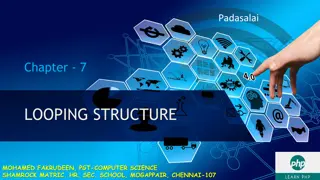 Understanding Looping Structures in PHP