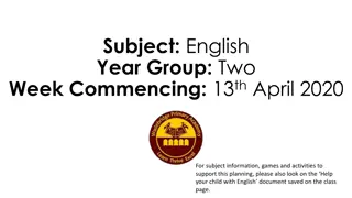 Engaging English Activities for Year Two Students