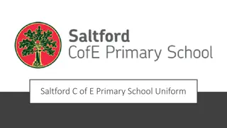 Saltford C of E Primary School Uniform Guidelines