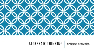 Fun Algebraic Thinking Activities for Learning