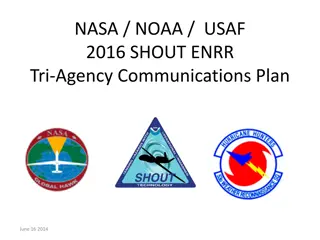 Tri-Agency Communications Plan for 2016 Rapid Response Project