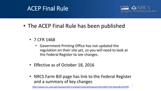 Updates on ACEP Final Rule and Implementation Guidance