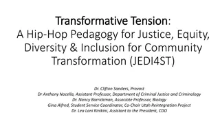 Transformative Tension: A Hip-Hop Pedagogy for Community Transformation