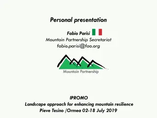 Enhancing Mountain Resilience through SDG Indicator 15.4.2