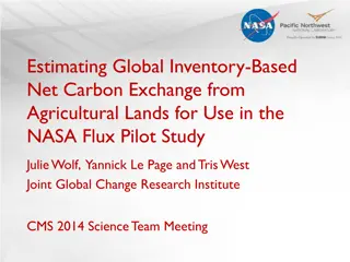 Estimating Global Inventory-Based Net Carbon Exchange from Agricultural Lands