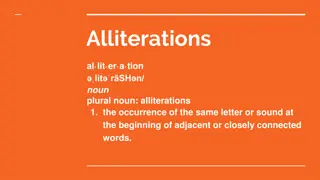 Fun with Alliterations: Playful Word Patterns