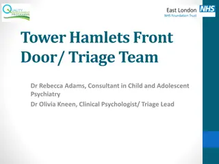 Tower Hamlets CAMHS Triage Team Process Overview