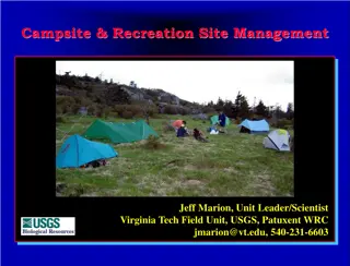 Effective Campsite and Recreation Site Management Strategies