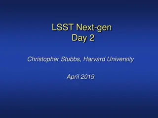 LSST Next-gen Day 2 - Exploration of Alternative Technologies for LSST