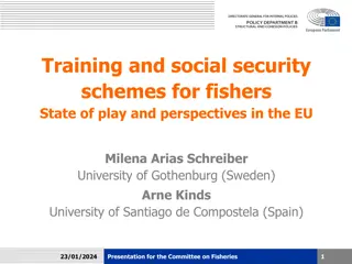 Training and Social Security Schemes for Fishers in the EU: State of Play and Perspectives