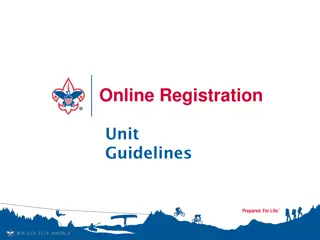 Comprehensive Guidelines for Online Registration Unit Setup