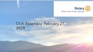 Year-to-Date Activities Report for Rotary Club