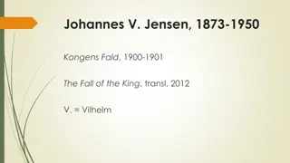 Life and Literary Works of Johannes V. Jensen: A Nobel Prize Laureate