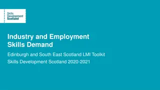 Insights into Industry and Employment Skills Demand in Edinburgh and South East Scotland