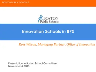 Boston Public Schools Autonomous Schools Overview