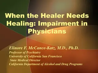 Physician Impairment Due to Substance Use Disorders