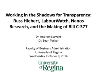 Shining a Light on Bill C-377: Understanding Transparency in Anti-Union Legislation