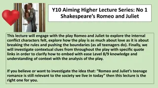 Exploring Internal Conflict in Shakespeare's Romeo and Juliet