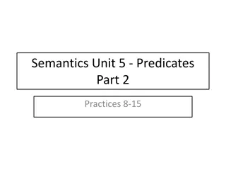 Understanding Predicate Degrees in Linguistics