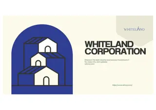 whiteland corporation -  helping you make best estate investments