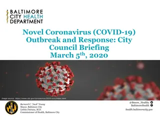 Information on COVID-19 Outbreak and Response in Baltimore City