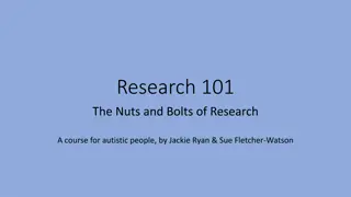 Research 101: The Nuts and Bolts of Research – Empowering Autistic Individuals