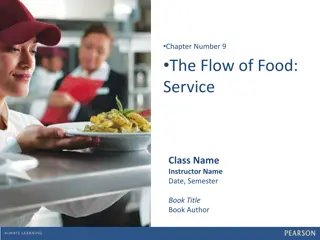 Food Safety Practices in Service Industry