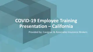 Employee Training Presentation on COVID-19 in California