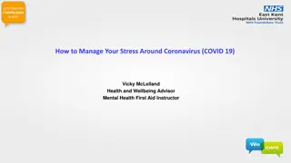 Managing Stress Around Coronavirus: Tips from Health Advisor Vicky McLelland