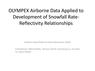 OLYMPEX Airborne Data Analysis for Snowfall Rate-Reflectivity Relationships