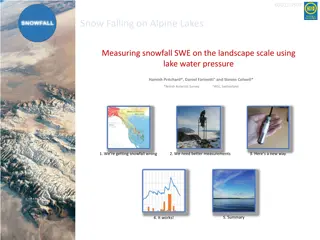 Revolutionizing Snowfall Measurement Using Alpine Lakes