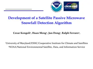 Development of Satellite Passive Microwave Snowfall Detection Algorithm