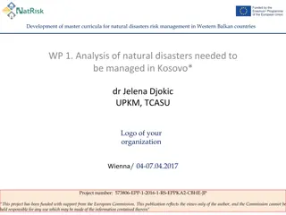 Mastering Natural Disasters Risk Management in Western Balkans