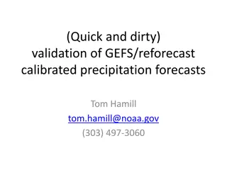 Quick and Dirty Validation of GEFS Reforecast Calibrated Precipitation Forecasts