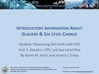 Glaciers and Sea Level Rise Through GPS Monitoring