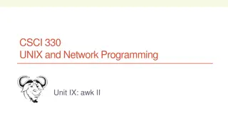 Introduction to Awk: Powerful Text Processing Tool in UNIX