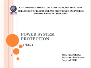 Power System Protection and Faults in Electrical Engineering