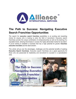 The Path to Success_ Navigating Executive Search Franchise Opportunities