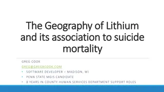 Understanding the Connection Between Lithium and Suicide Rates