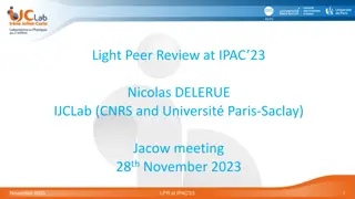 Light Peer Review at IPAC'23 Organized by IN2P3: Details and Guidelines